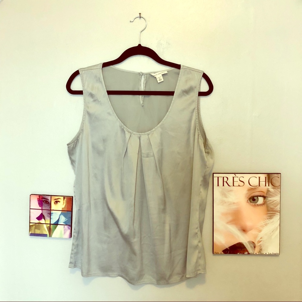Banana Republic Sleeveless Silk Blouse